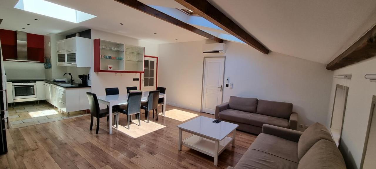 شقة Chambre D'Hotes Sde, Wc Prive Climatise Dans Loft 80M2 Espace Commun Avec Les Habitants Salon Et Cuisine تولون المظهر الخارجي الصورة